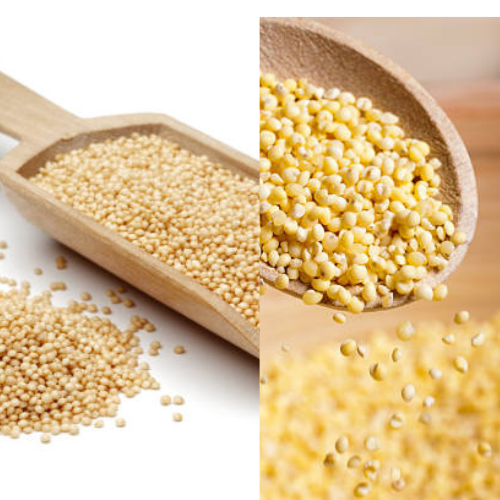 foxtail millet and quinoa